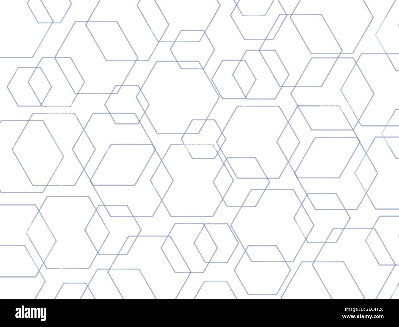 Modèle médical abstrait, ou fond de technologie avec des contours d'hexagones, des figures de fond vectoriel, papier peint avec texture Illustration de Vecteur