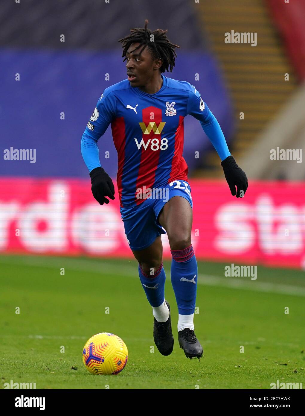 Eberechi Eze du Crystal Palace lors du match de la Premier League à Selhurst Park, Londres. Date de la photo: Samedi 13 février 2021. Banque D'Images