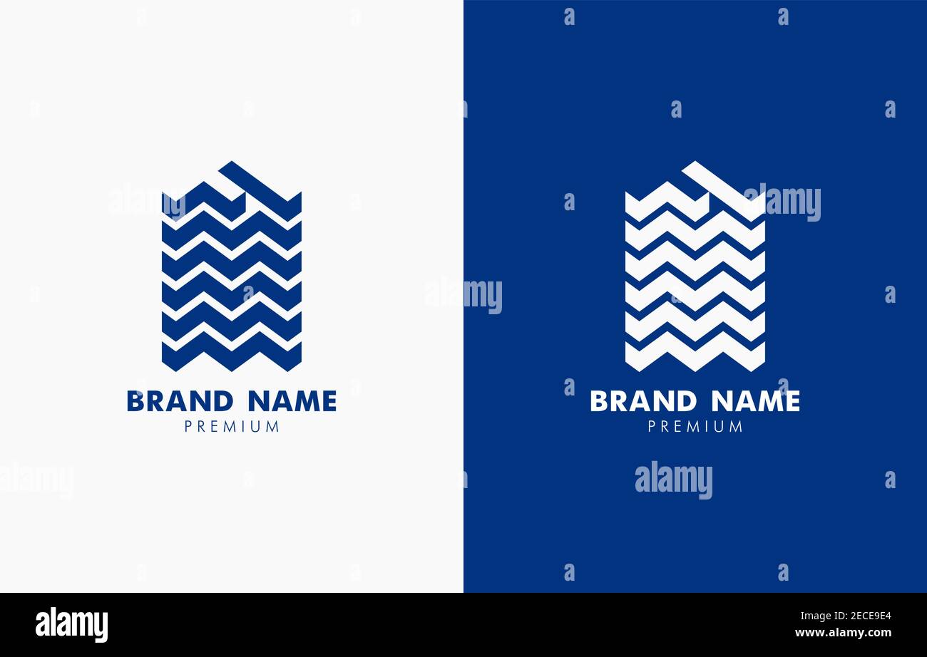 Lettre F Tower Real Estate logo modèle vectoriel adapté à l'identité résidentielle, immobilière, de marque de propriété Illustration de Vecteur