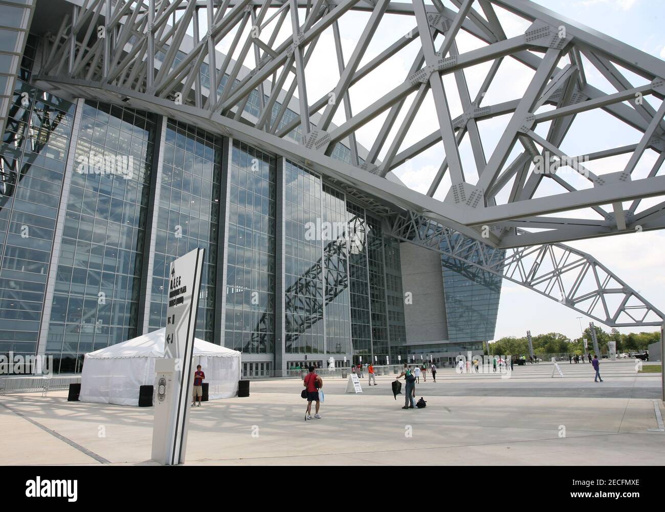 Dallas Cowboys Stadium lors des matchs de quart de finale du championnat de football de la CONCACAF 2009 le 19 2009 juillet. Banque D'Images