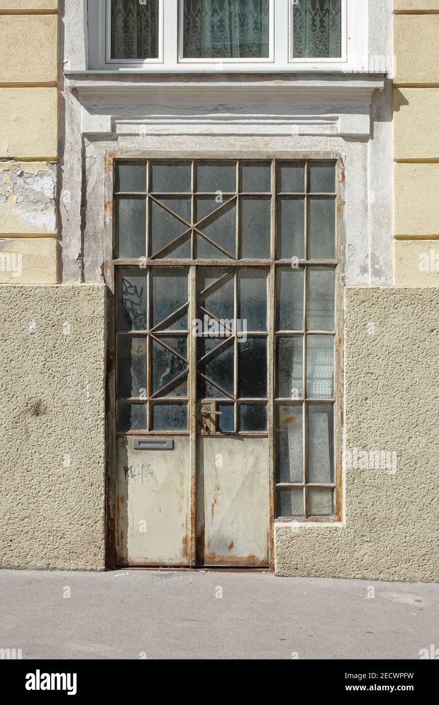 Wien, Löschenkohlgasse, altes Lager Banque D'Images