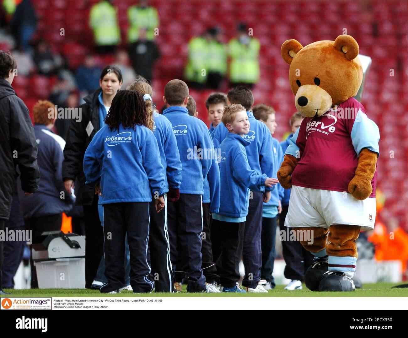 West Ham United Peluche Ours Mascotte