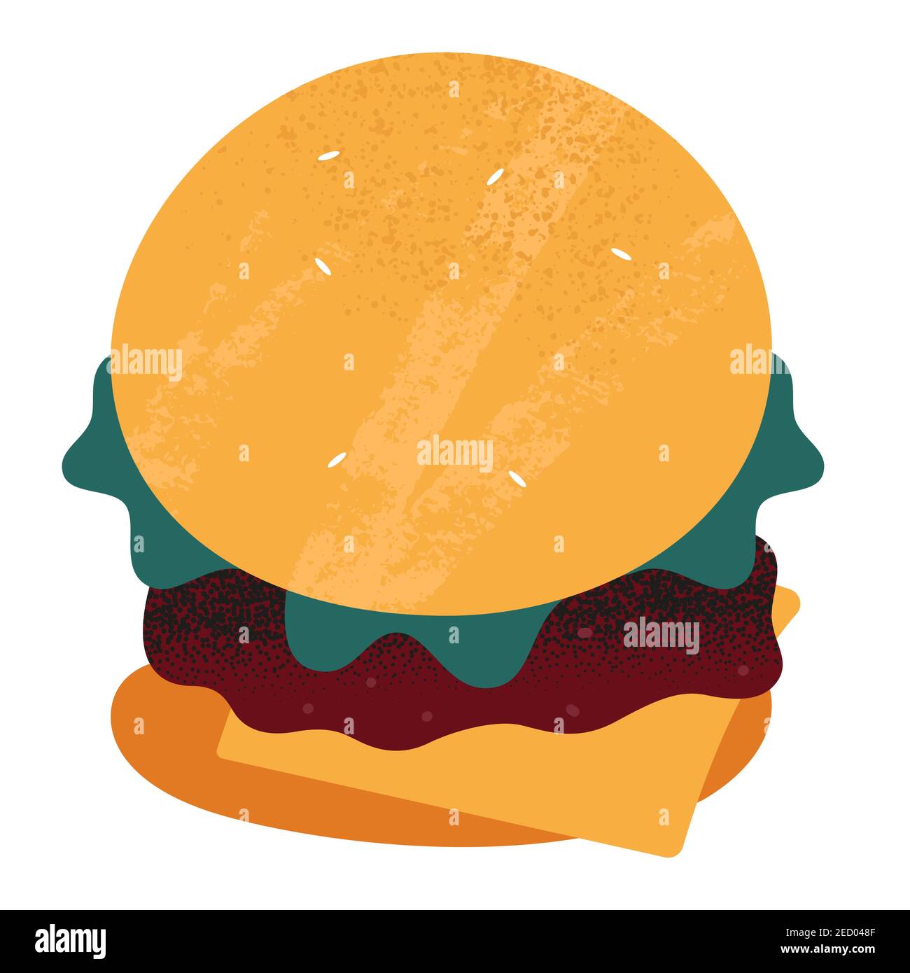 Illustration BURGER Doodle avec effet texturé, illustration vectorielle isolée sur fond blanc Illustration de Vecteur Illustration BURGER Doodle avec effet texturé, illustration vectorielle isolée sur fond blanc Illustration de Vecteur