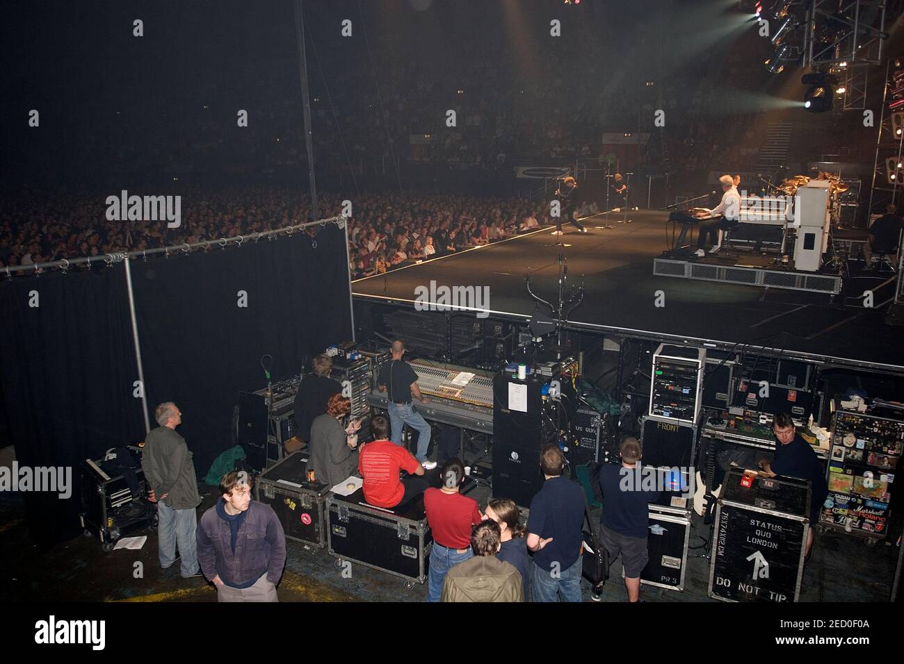 Wembley Arena Statut quo Gig Banque D'Images