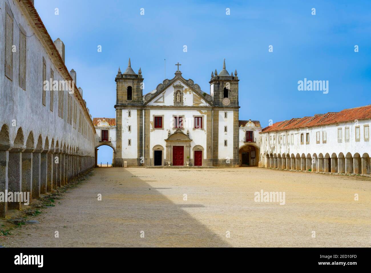 Sanctuaire de notre-Dame du Cap d'Espichel, Sesimbra, Côte de Lisbonne, Setubal, Portugal Banque D'Images