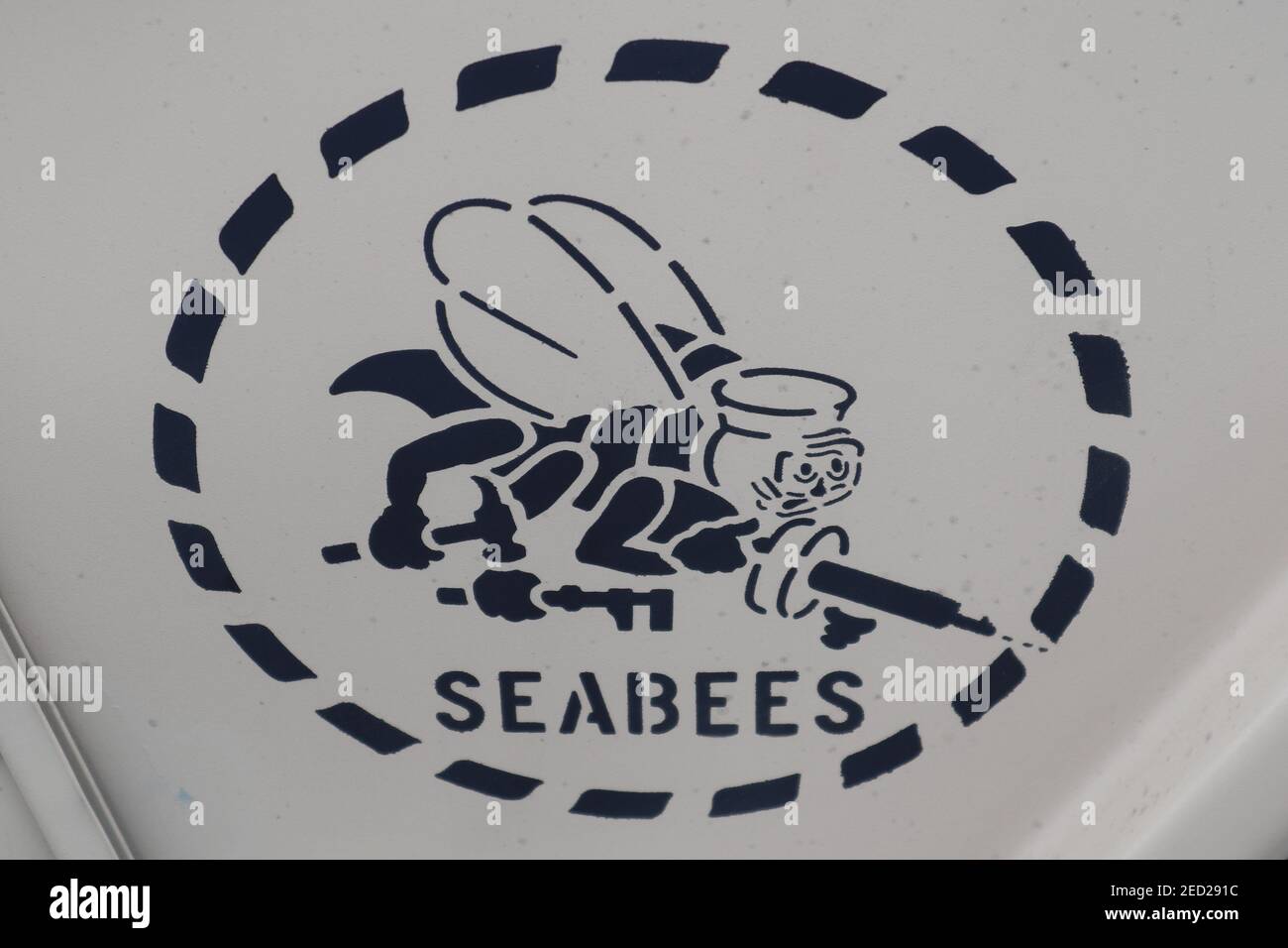 Logo Seabees Banque D'Images