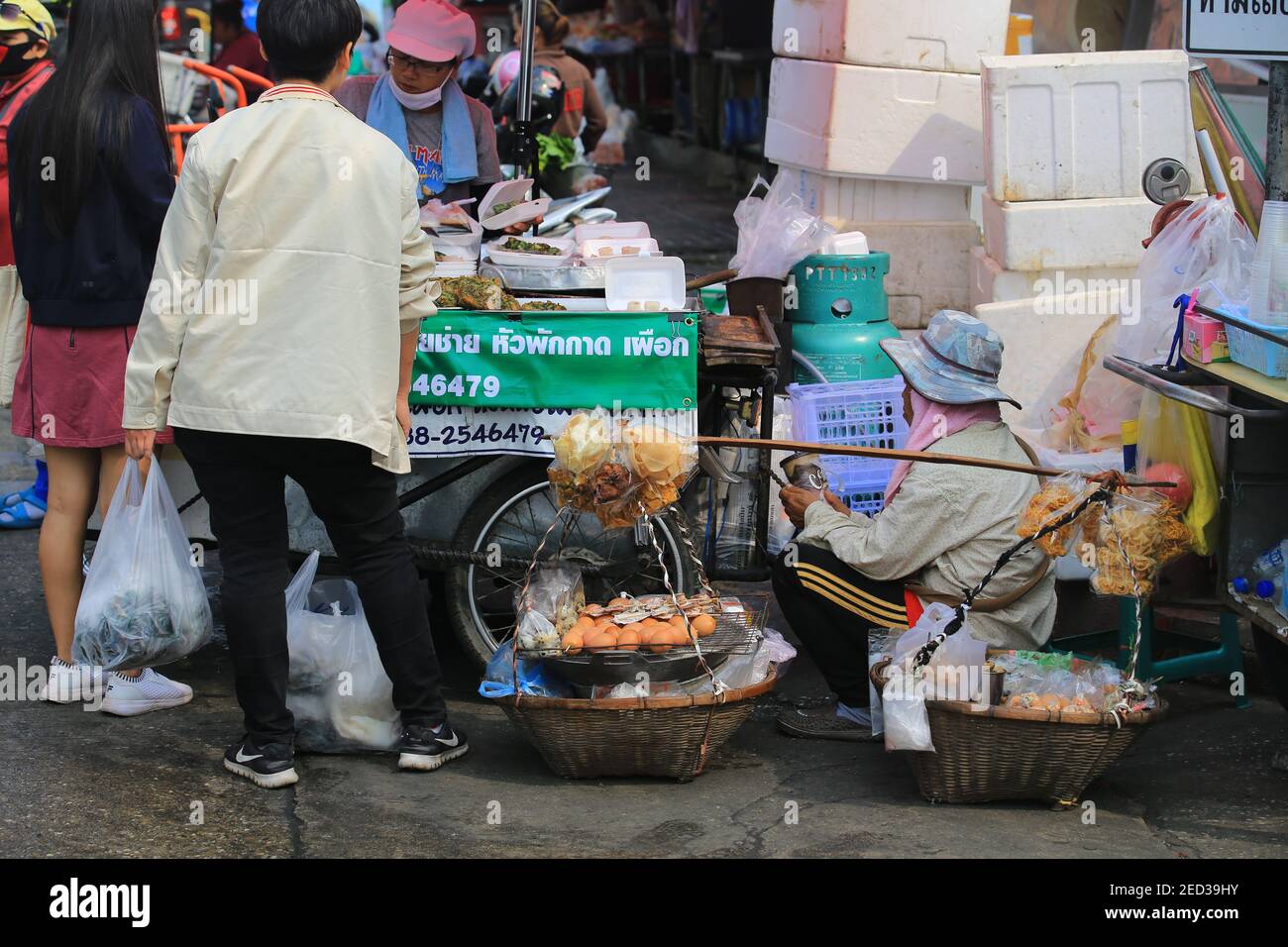 marché local de thaïlande Banque D'Images