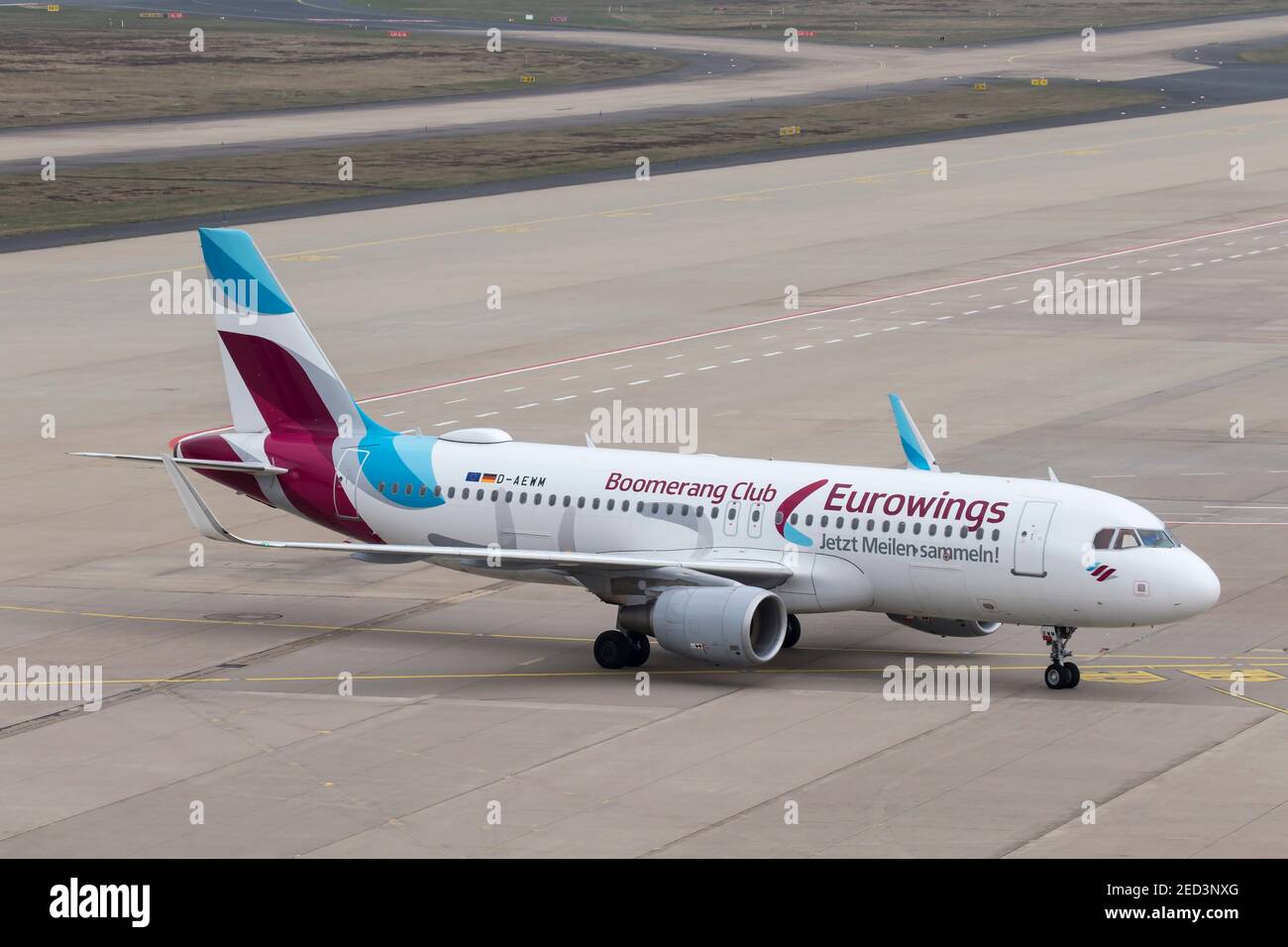 D-AEWM Airbus A320-214 d'Eurowings à l'aéroport de Cologne Bonn Mars 2019 Banque D'Images