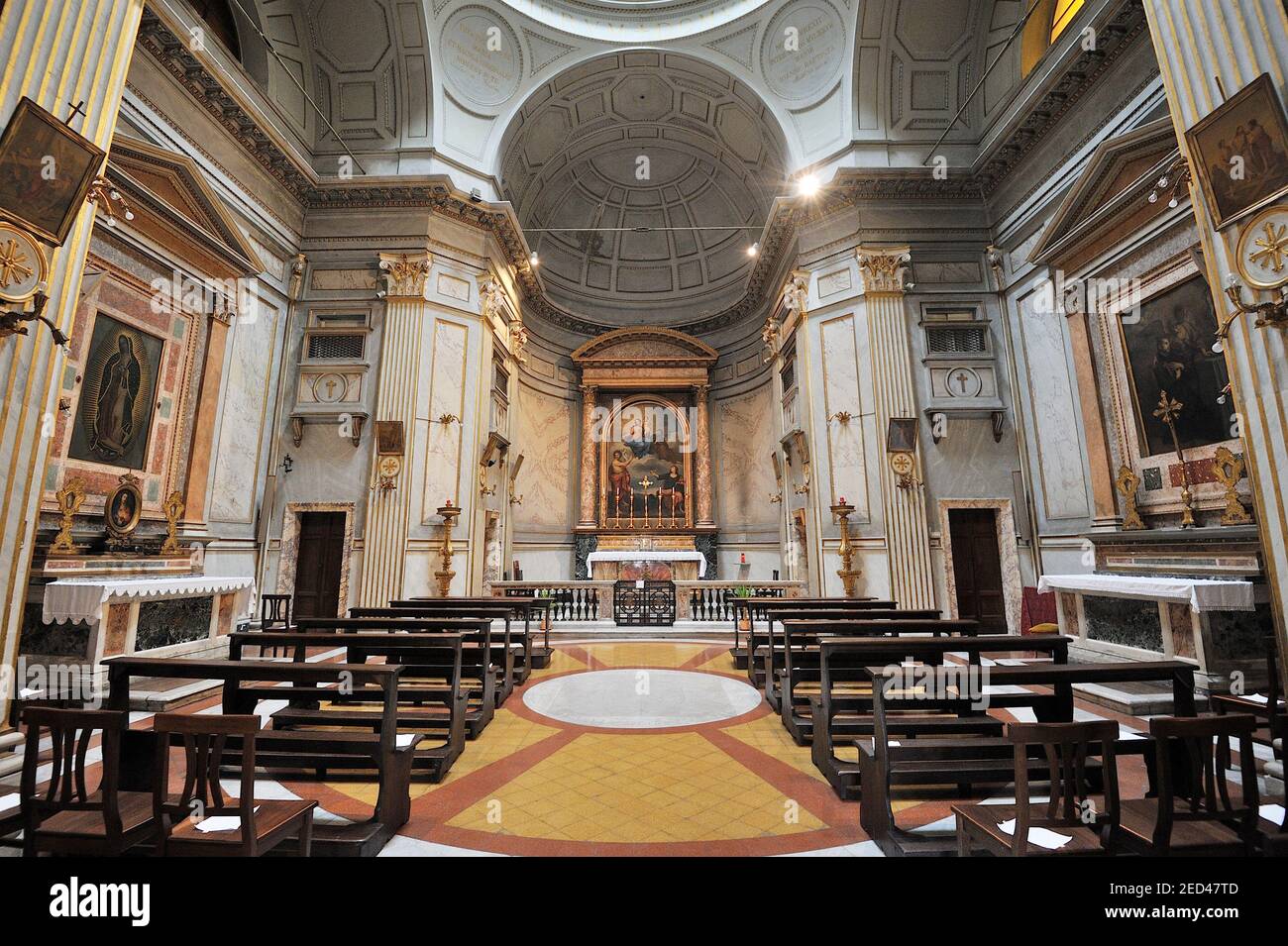 Église San Giovanni della Malva, Trastevere, Rome, Italie Banque D'Images