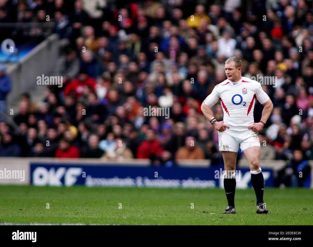 Rugby Union - Angleterre / France RBS six Nations Championship 2005 - Twickenham, Londres - 13/2/05 PKF ad-board crédit obligatoire: Action Images / Andrew Couldridge Livepic Banque D'Images