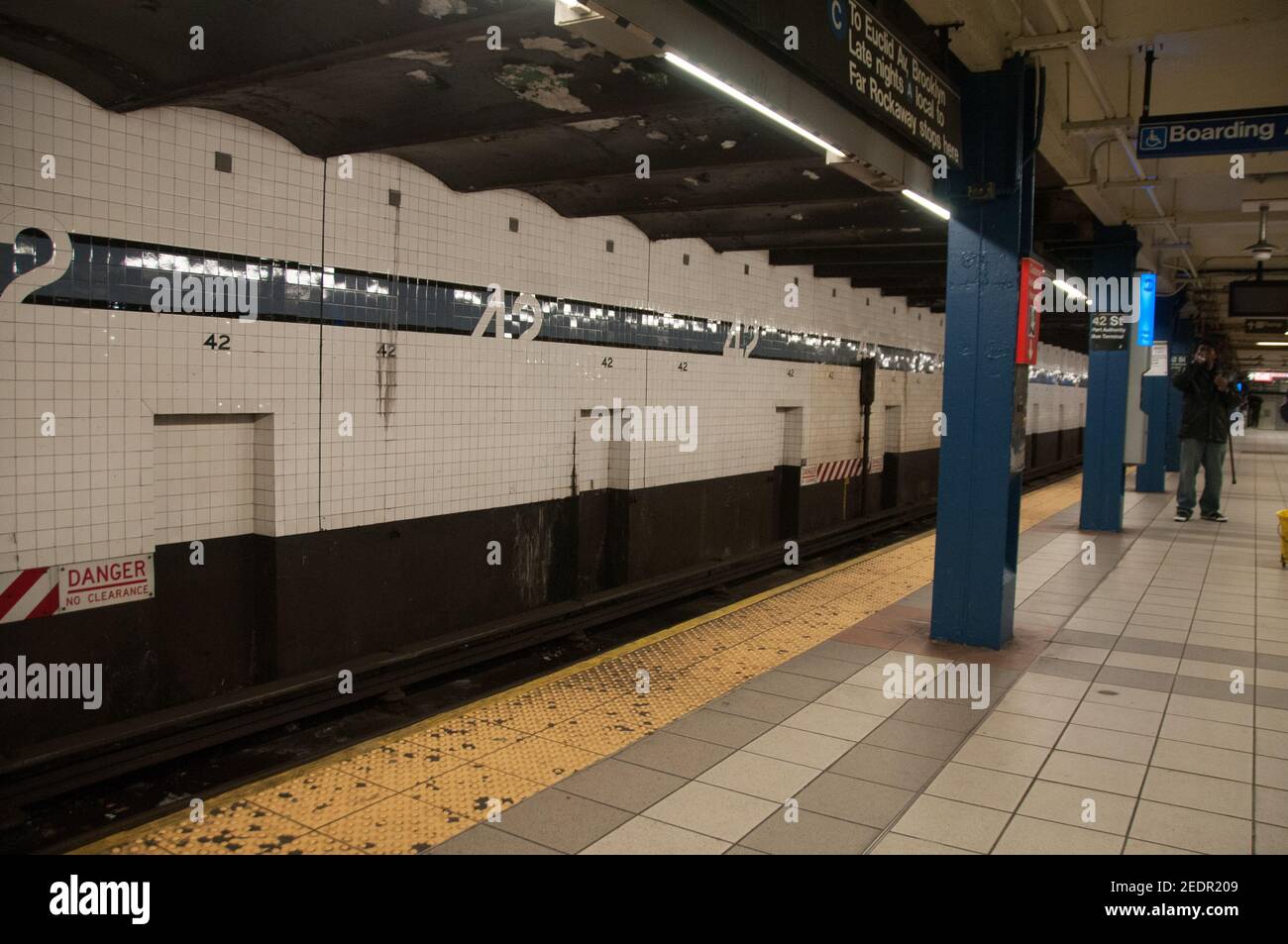 42nd Street Station du métro de New York Banque D'Images