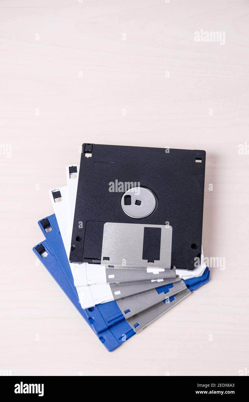 Stack of floppy disks Banque de photographies et d’images à haute