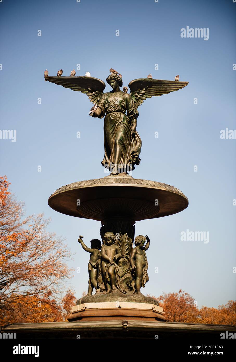 Central park new york city statue Banque de photographies et d’images à
