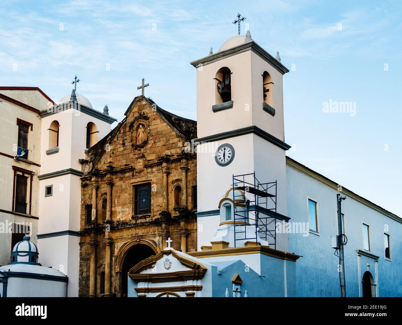Église la Merced. Casco Antiguo, Panama City, Amérique centrale Banque D'Images