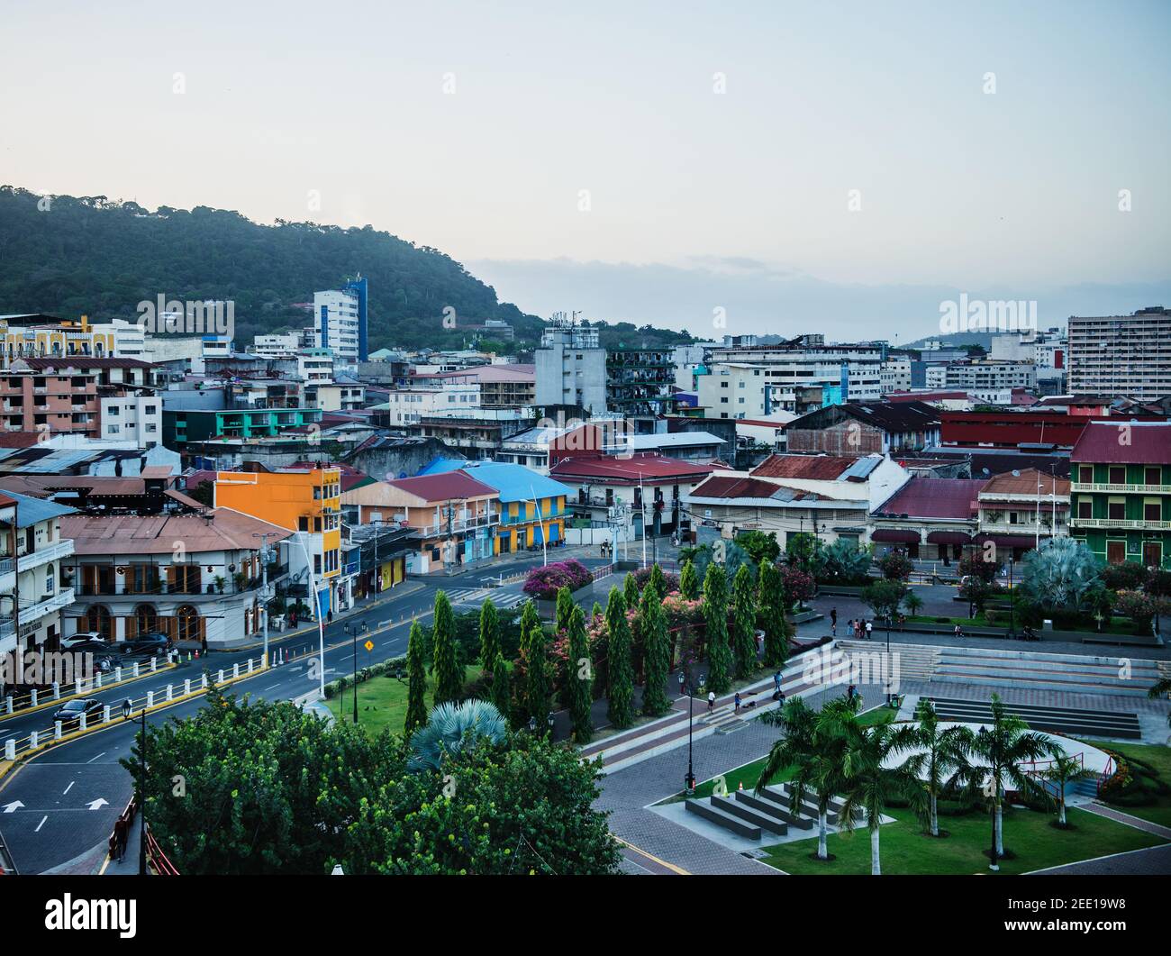 Paysage de la ville de Panama, Panama, Amérique centrale Banque D'Images