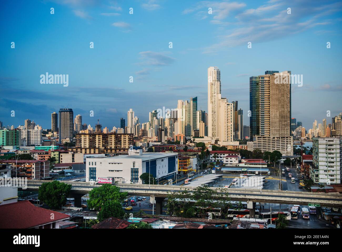 Paysage de la ville de Panama, Panama, Amérique centrale Banque D'Images