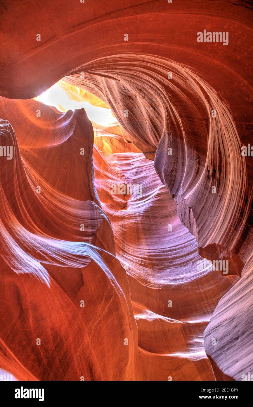 Upper Antelope Canyon, Arizona, United States Banque D'Images
