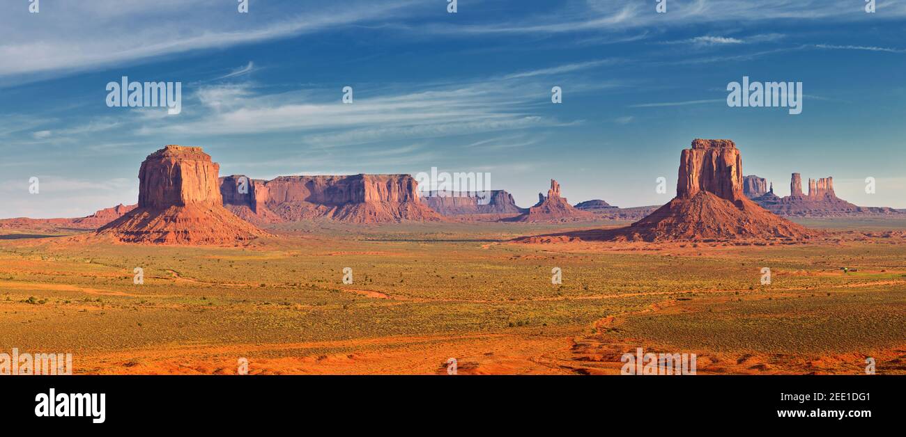 Monument Valley de l'artiste's Point, Arizona, United States Banque D'Images