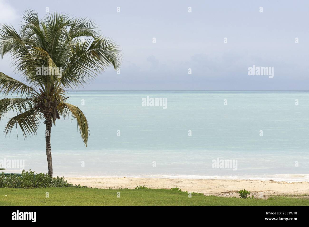 Plage paradisiaque de Cap Cana, République Dominicaine Banque D'Images