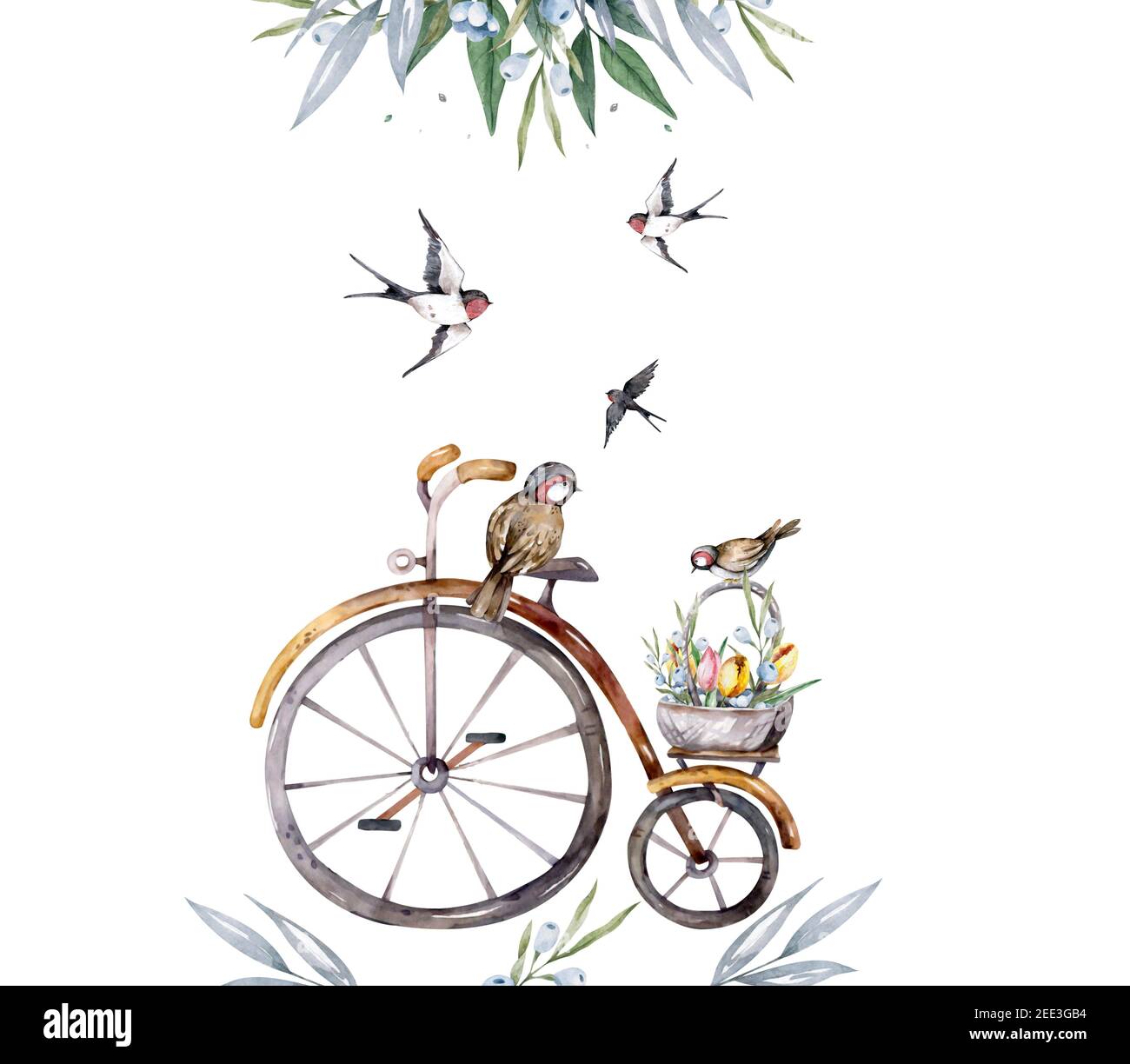 Velo Avec Panier Rempli De Fleurs Et D Moineaux Carte D Anniversaire Romantique Carte De Fleurs De Printemps Aquarelle Dessinees A La Main Photo Stock Alamy Velo Avec Panier Rempli De Fleurs Et D Moineaux Carte D Anniversaire Romantique Carte De Fleurs De Printemps Aquarelle Dessinees A La Main Photo Stock Alamy