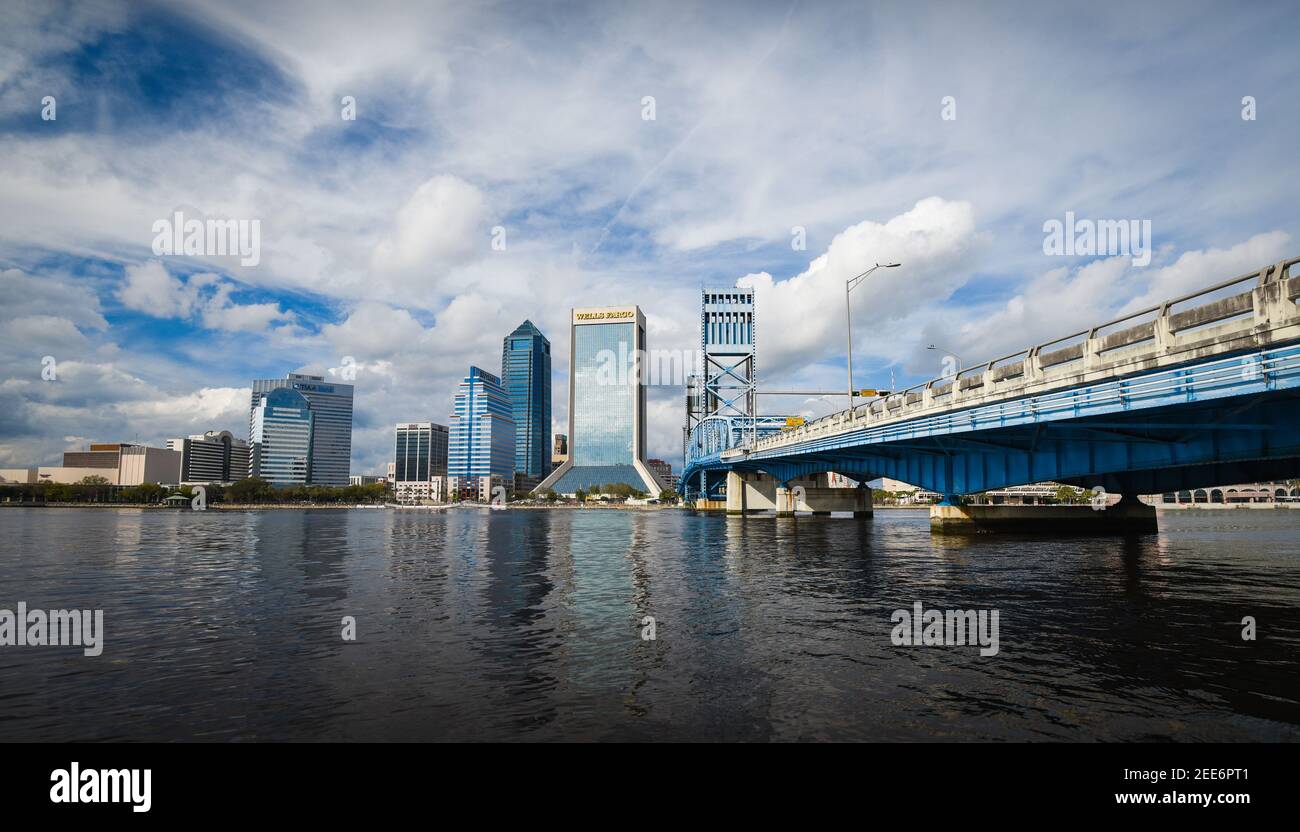 Belle ville de Jacksonville en Floride, États-Unis Banque D'Images