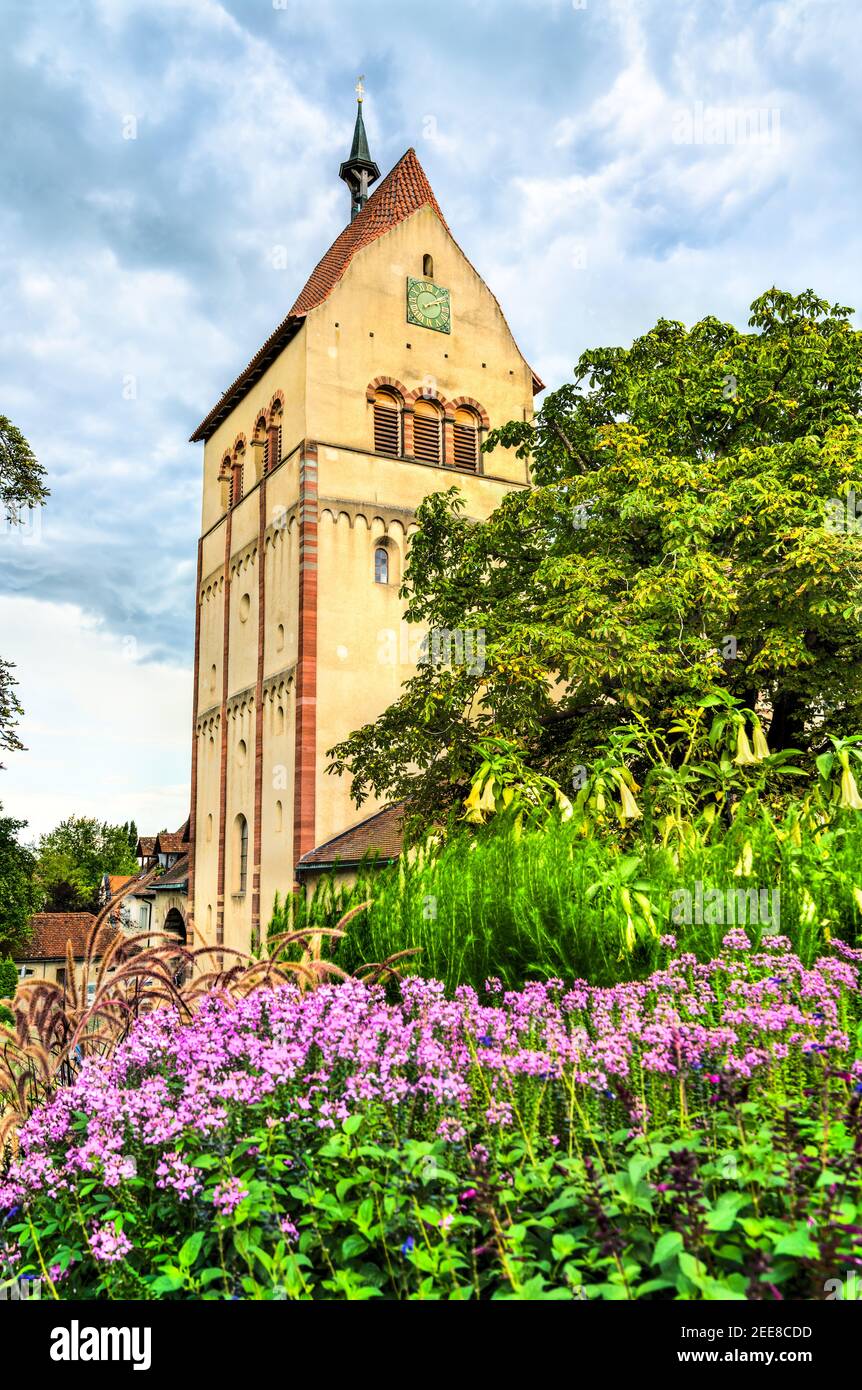 L'église Sainte Marie et Marcus à Reichenau, Allemagne Banque D'Images