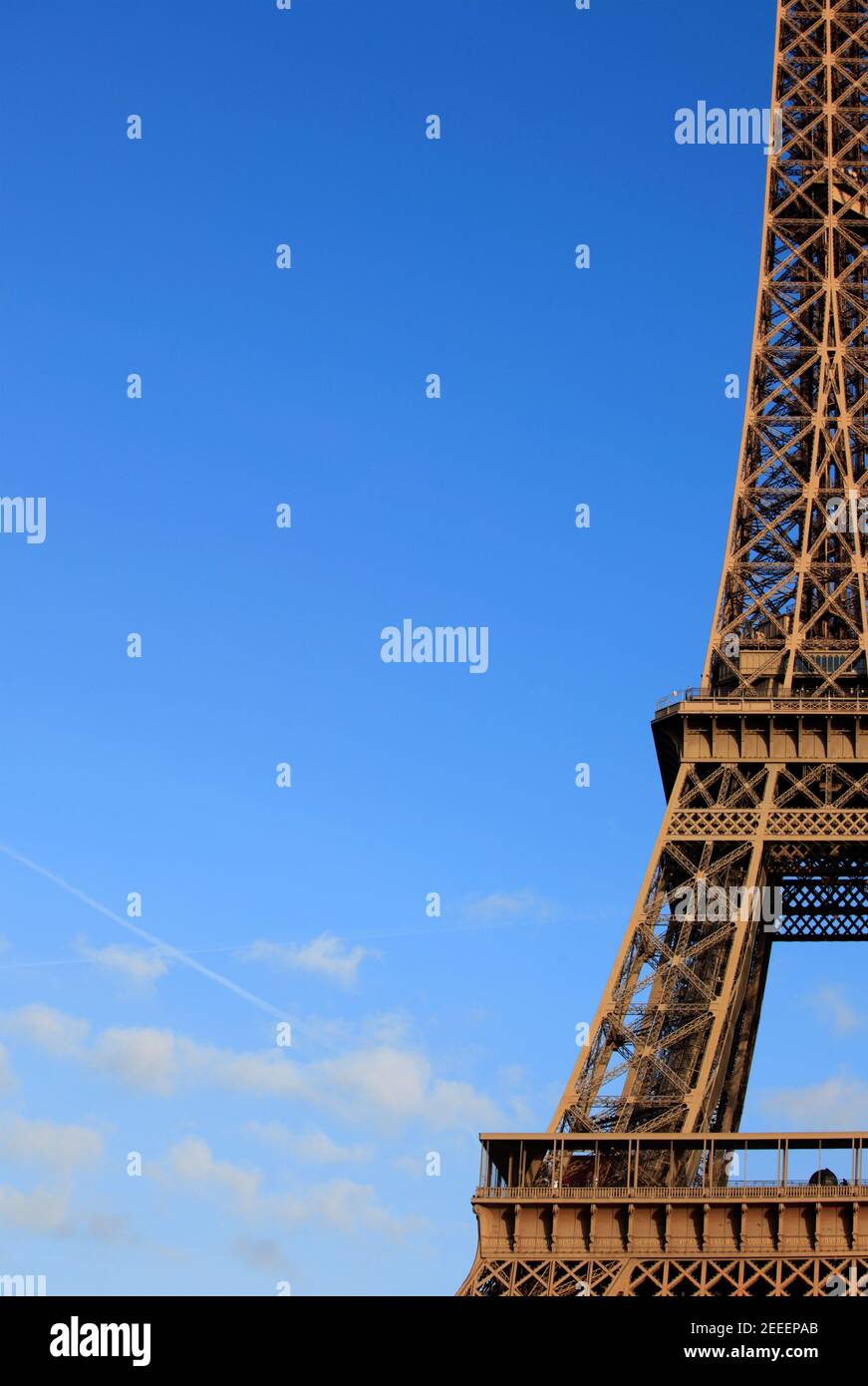 La Tour Eiffel, Paris, France Banque D'Images