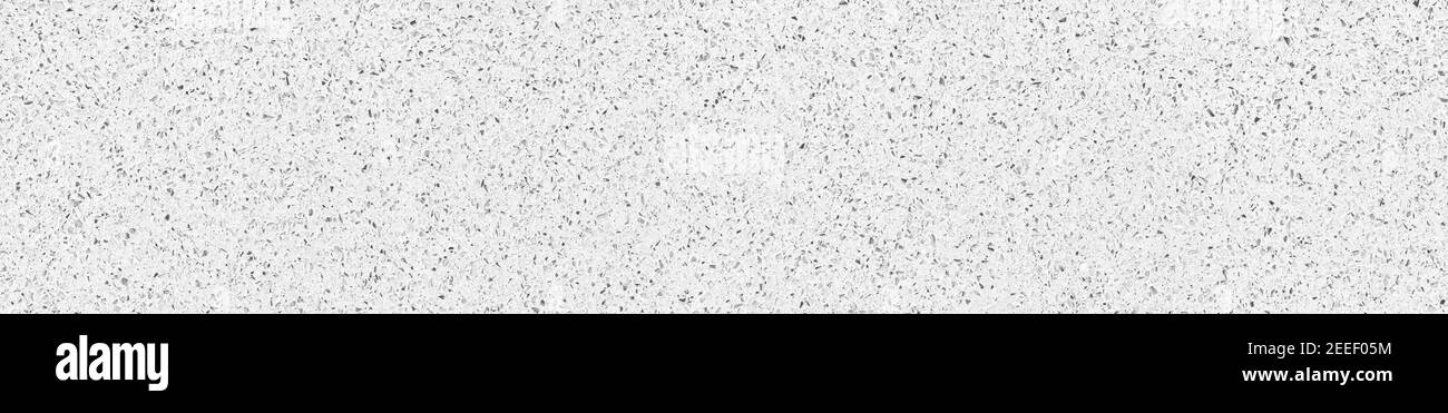 Surface en quartz texture de fond blanche pour la salle de bains ou la cuisine en format bannière. Photographie haute résolution Banque D'Images