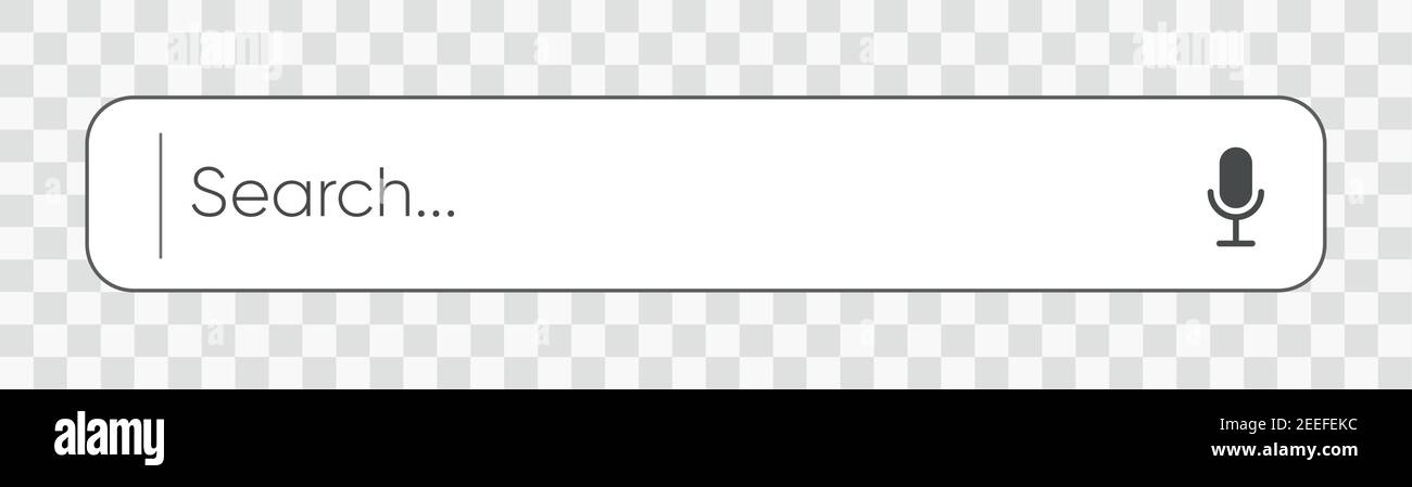 Barre de recherche du navigateur et du site Web. Fenêtres de recherche définies isolées en gris. Vecteur Illustration de Vecteur