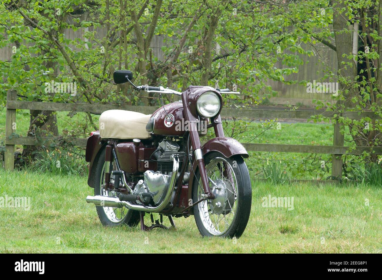1957 Ariel KH Fieldmaster 500 cc Banque D'Images