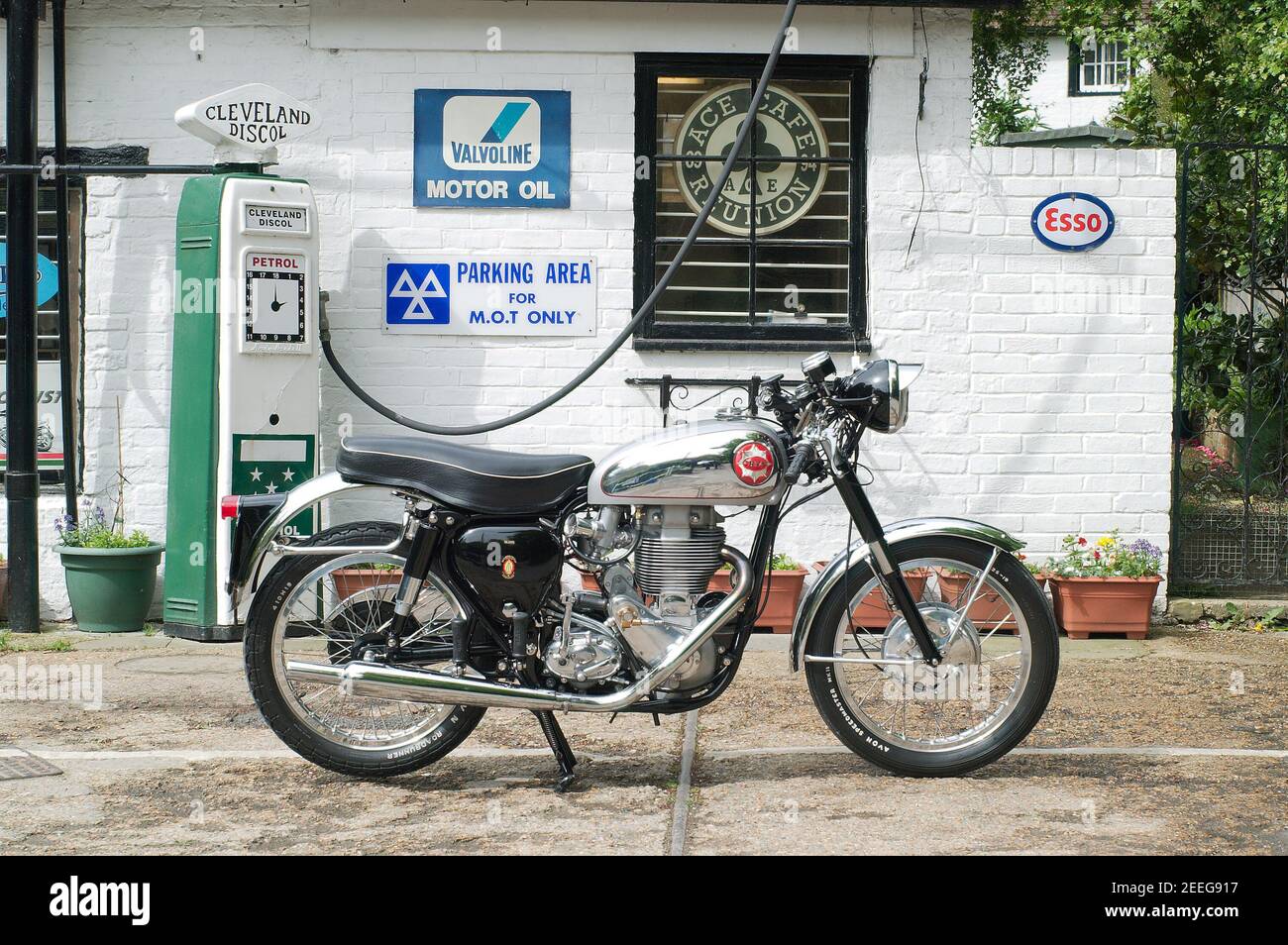 1955 BSA DBD34 BSA Gold Star 500 cc Banque D'Images