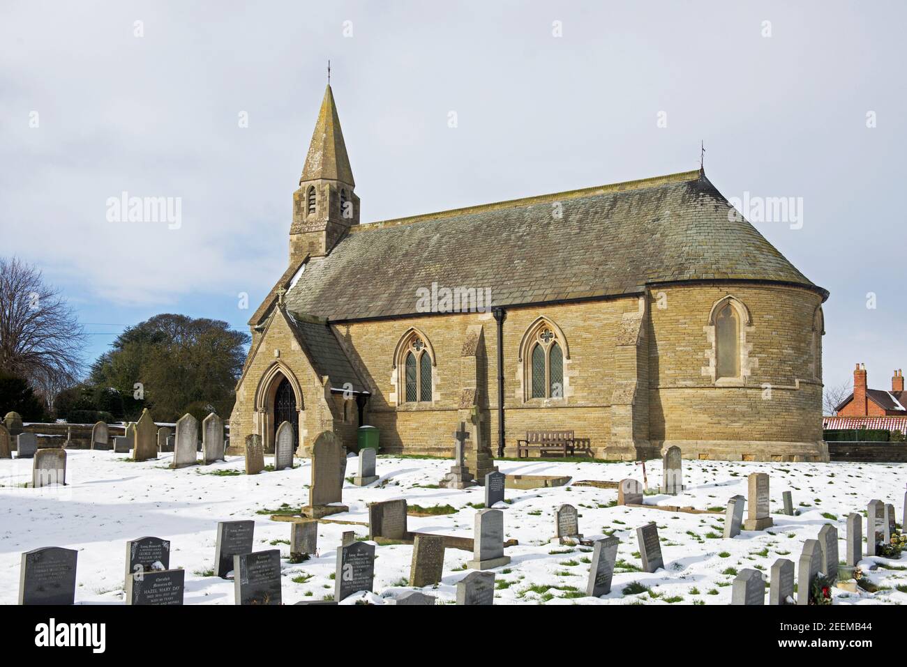 Eglise St Margare dans le village de Beswick, East Yorkshire, Angleterre Banque D'Images