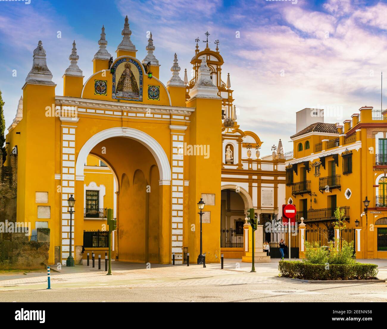 Porte de la Macarena à Séville, Andalousie, Espagne Banque D'Images