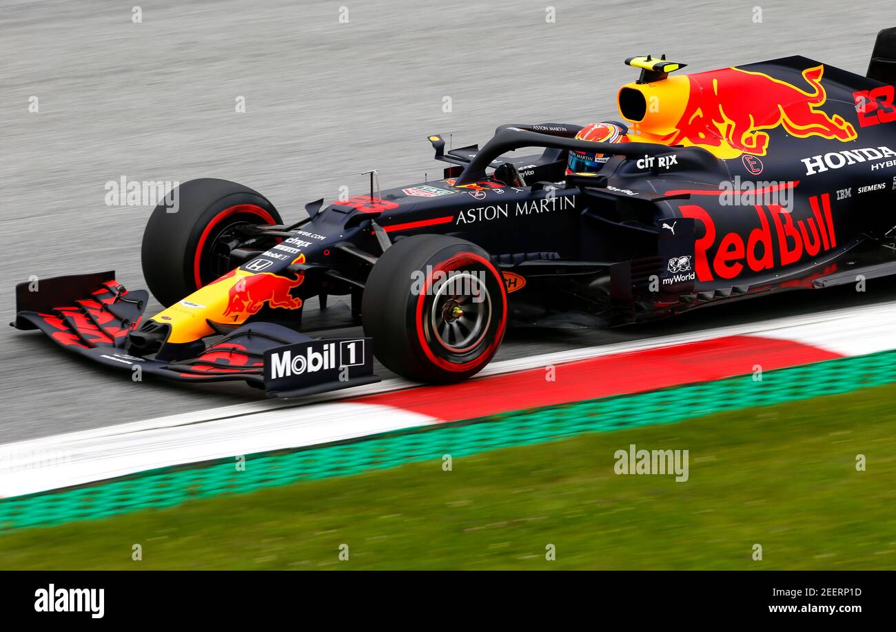 23 ALBON Alexander (tha), Aston Martin Red Bull Racing Honda RB16, action  pendant la Formule 1 Rolex Grosser Preis von Osterreich 2020, Grand Prix  autrichien du 02 au 05 juillet 2020 sur