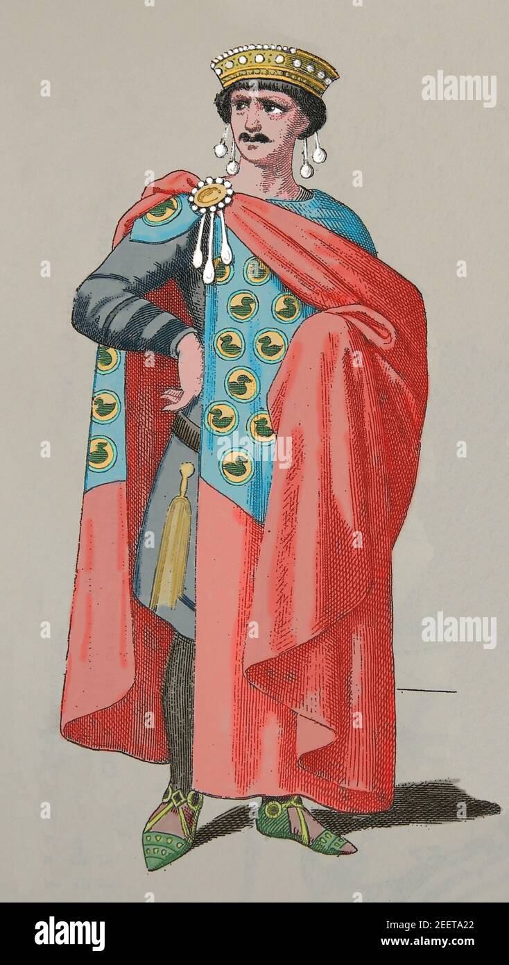Justinien I (482-565). Empereur romain de l'est de 527 à 565. Banque D'Images