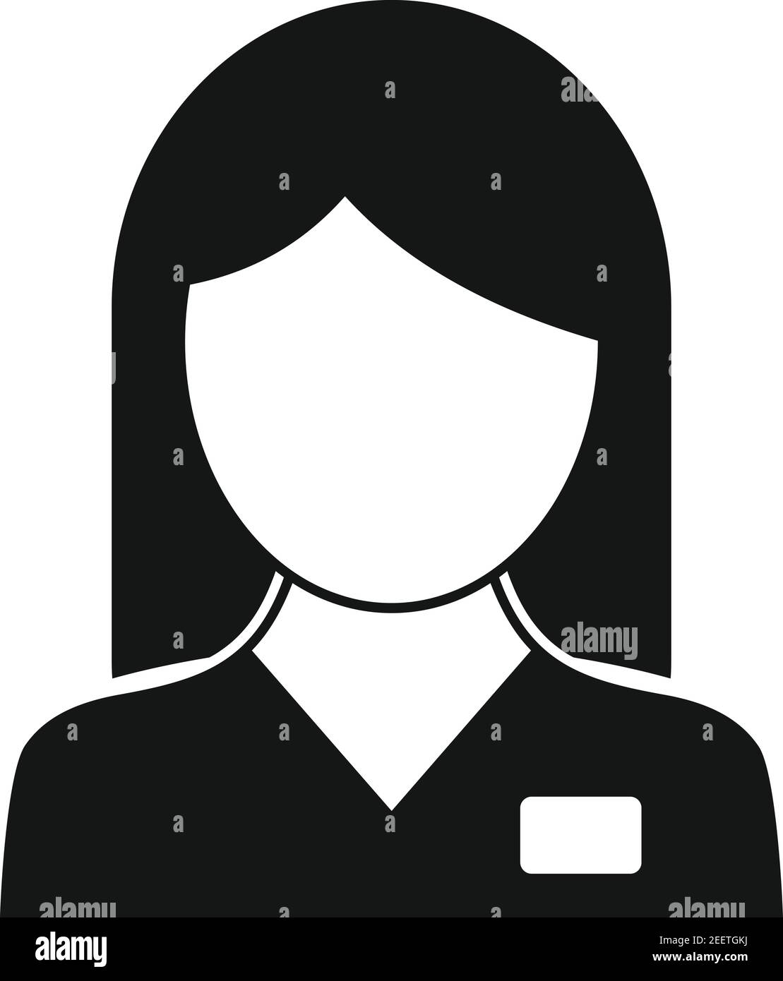 Icône médecin d'enlèvement de cheveux au laser, style simple Illustration de Vecteur