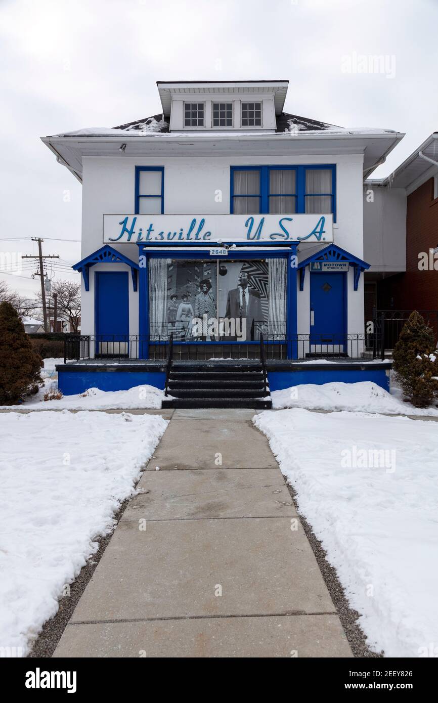 Hitsville, États-Unis, Motown, Detroit, Michigan, USA, par James D Coppinger/Dembinsky photo Assoc Banque D'Images