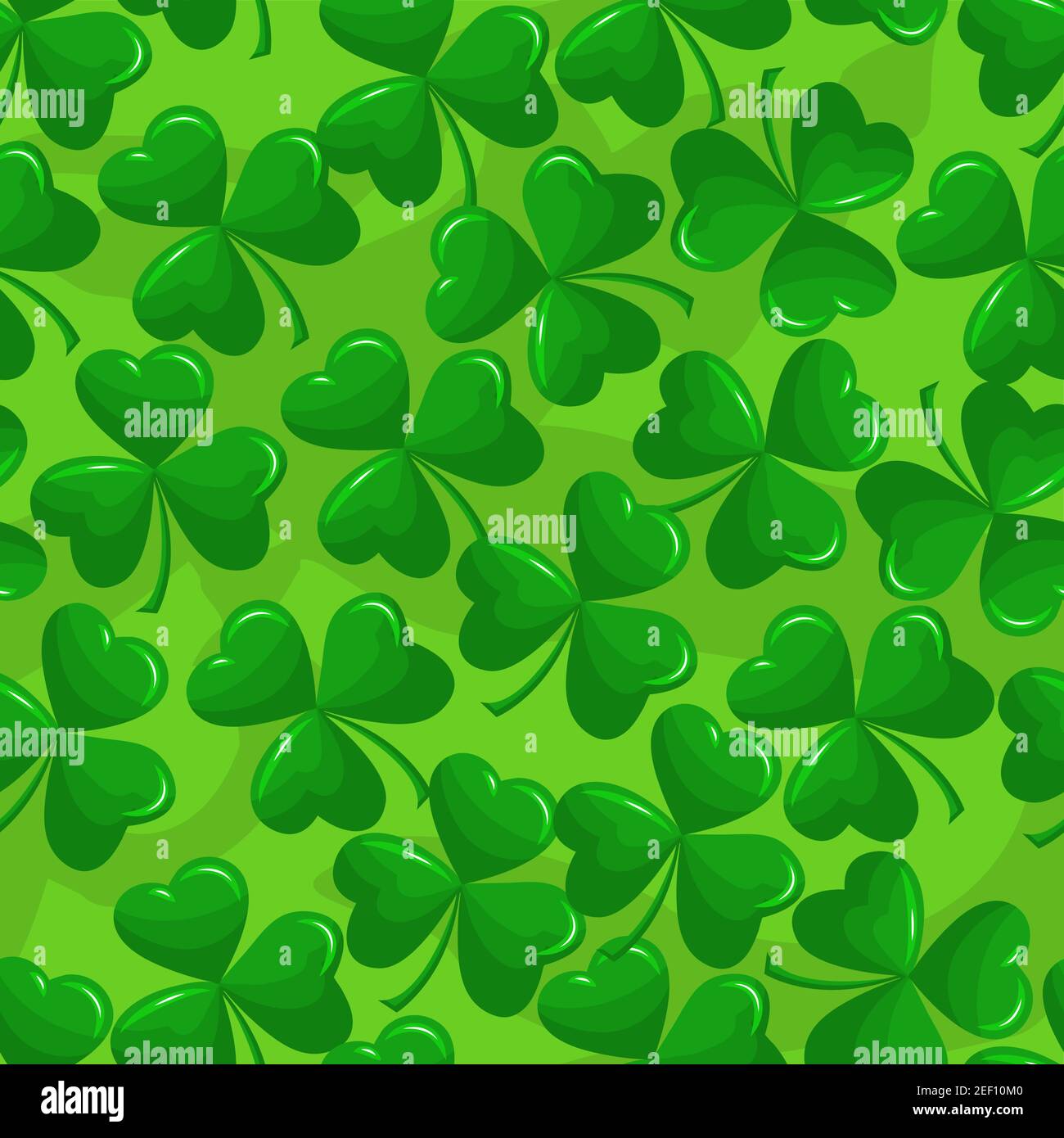 Motif Saint Patrick avec trèfle vert, shamrock. Le lepretchun irlandais shenanigans porte un charme chanceux. Baiser moi, je suis irlandais. Imprimé coloré pour affiche, env Illustration de Vecteur