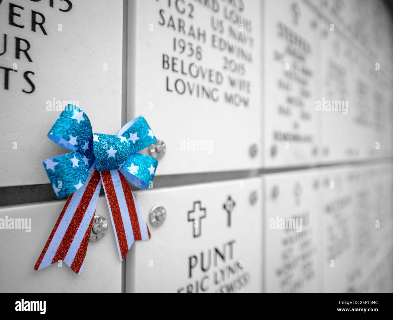 Cimetière national de Mount Tahoma, Maple Valley, Australie occidentale. Banque D'Images