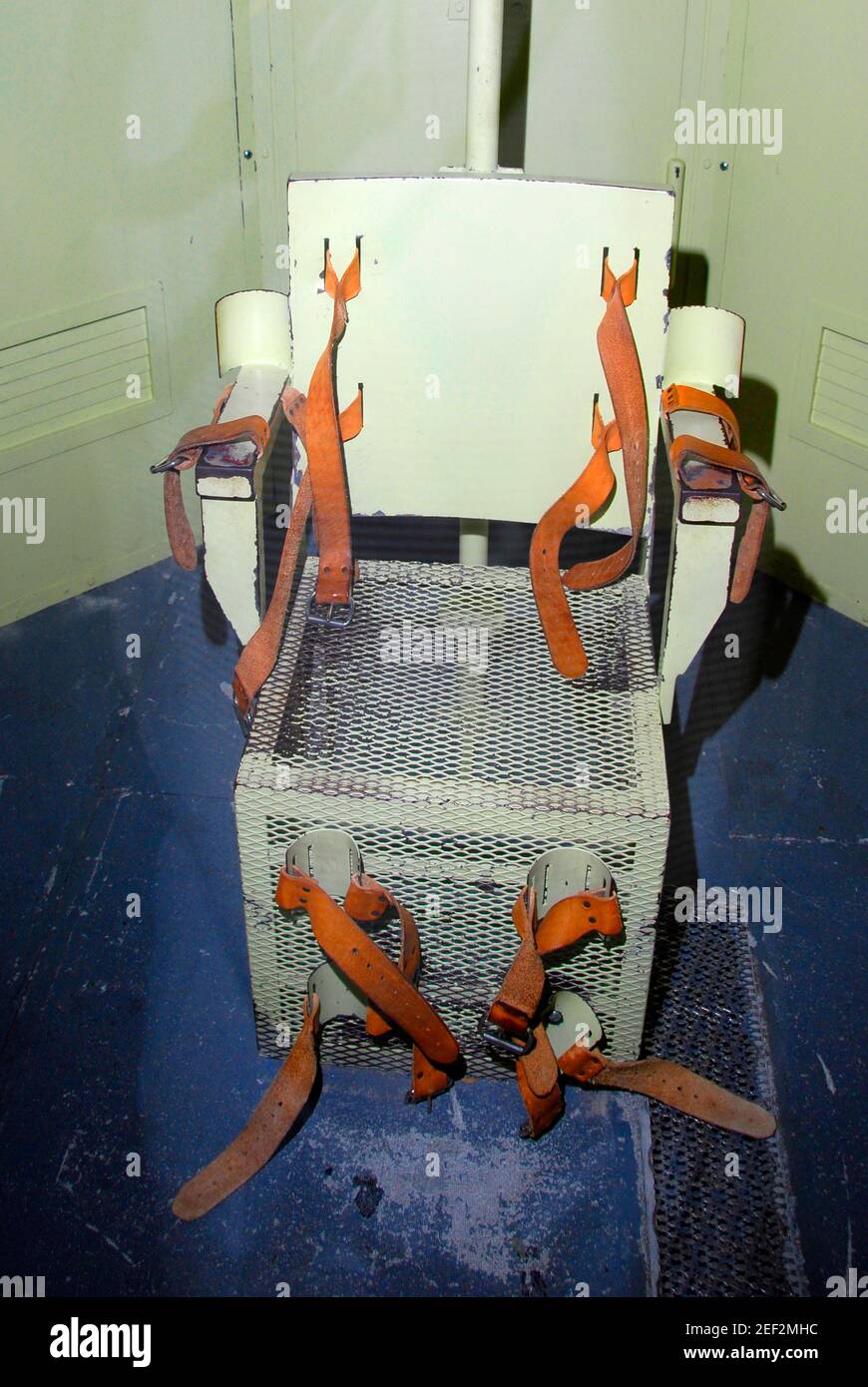 Chambre à gaz à l'American Police Hall of Fame Titusville Floride FL Banque D'Images