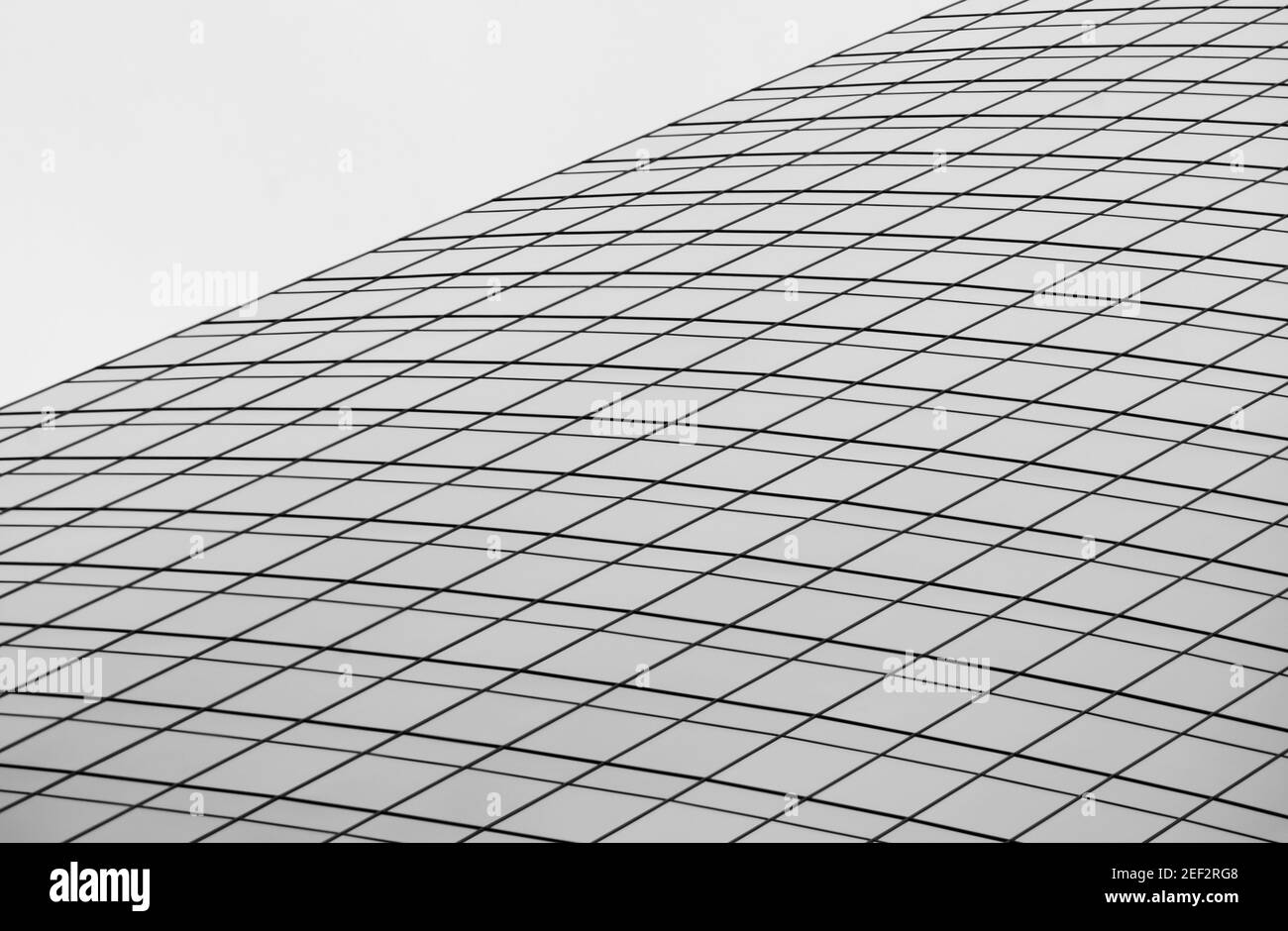 Extérieur du bâtiment abstrait à Seattle, WA. Banque D'Images