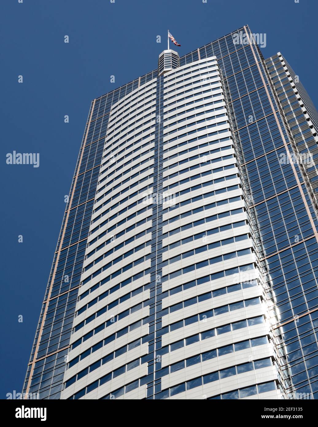 Extérieur du bâtiment abstrait à Seattle, WA. Banque D'Images