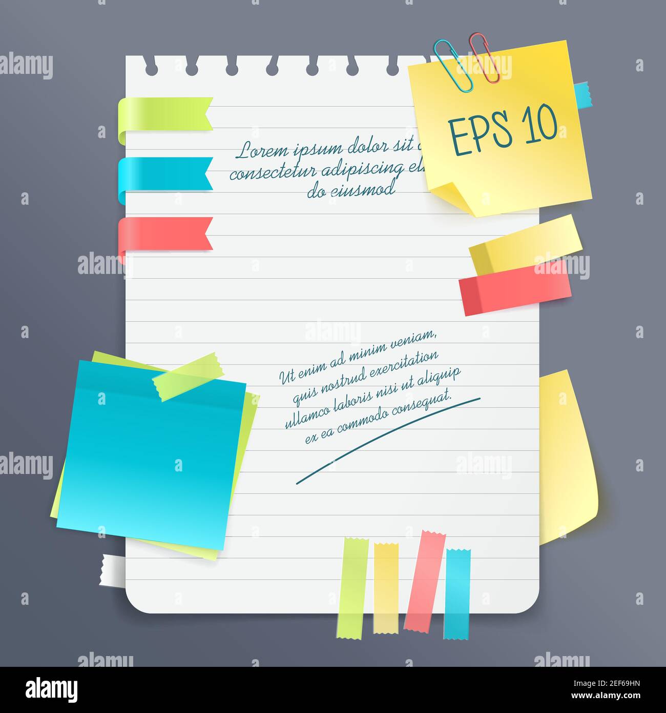 Note Papier Composition R aliste Avec Bloc notes Et Feuilles Adh sives note-papier-composition-r-aliste-avec-bloc-notes-et-feuilles-adh-sives