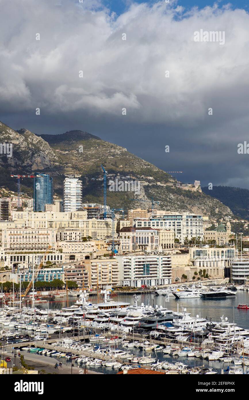 Rues de la région de Monte Carlo, Principauté de Monaco Banque D'Images