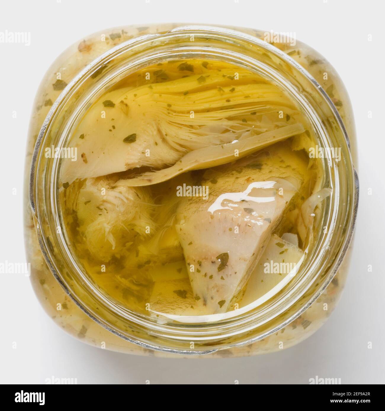 Pot de cornichon ouvert Banque de photographies et d’images à haute
