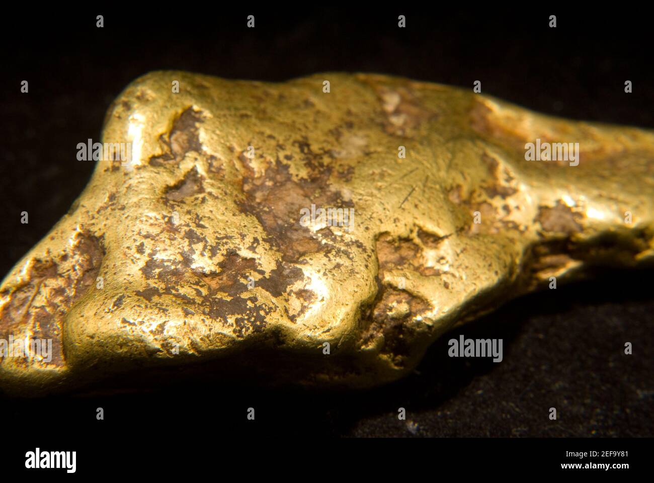 échantillon de minerai de pépite d'or Banque D'Images