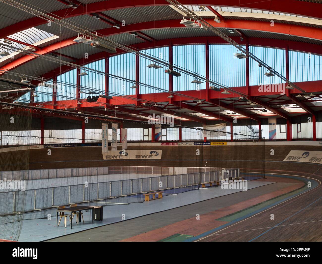 Salle de cyclisme ou arène pour les manifestations sportives à Buettgen in Allemagne Banque D'Images