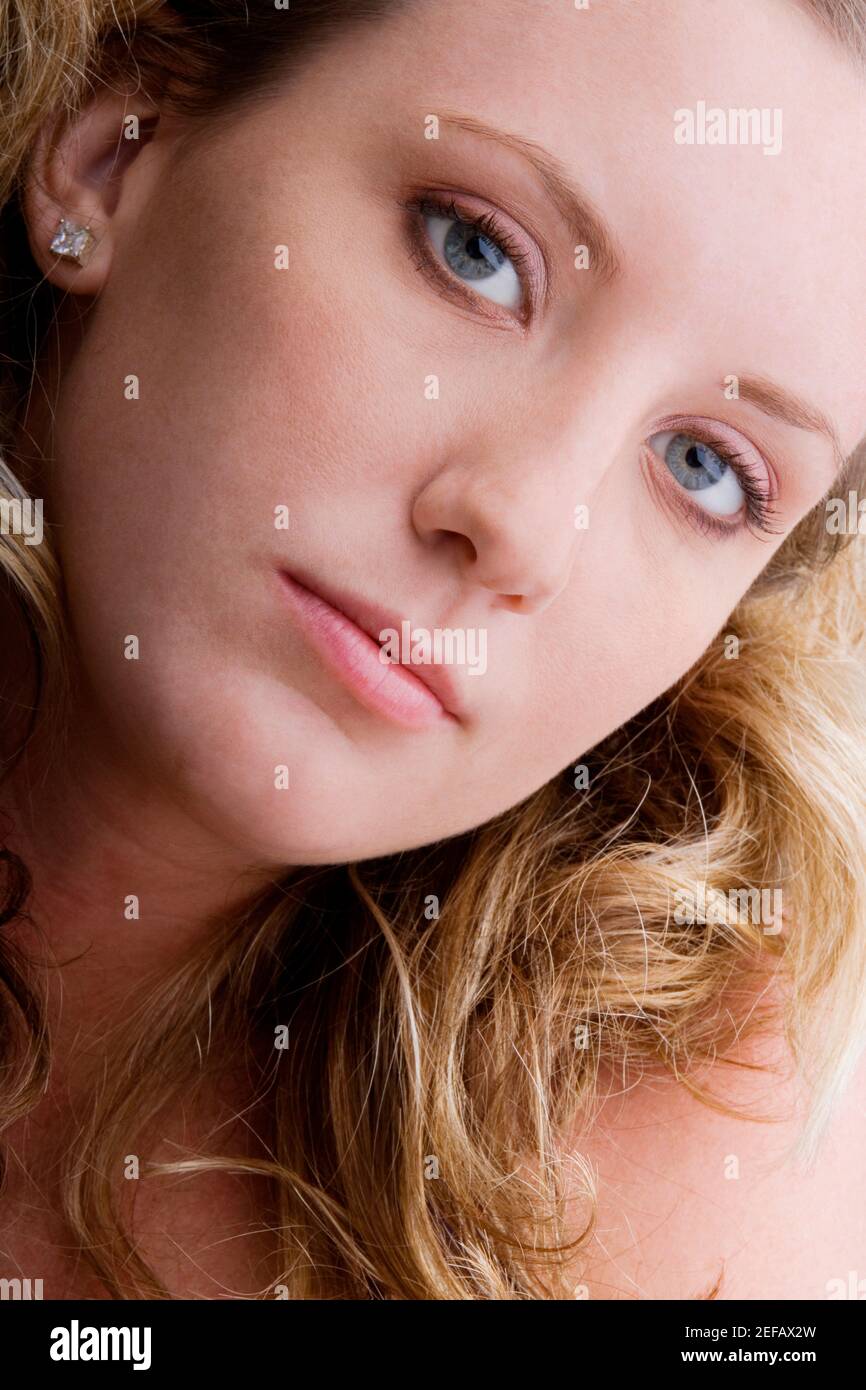 Portrait of a young woman Banque D'Images