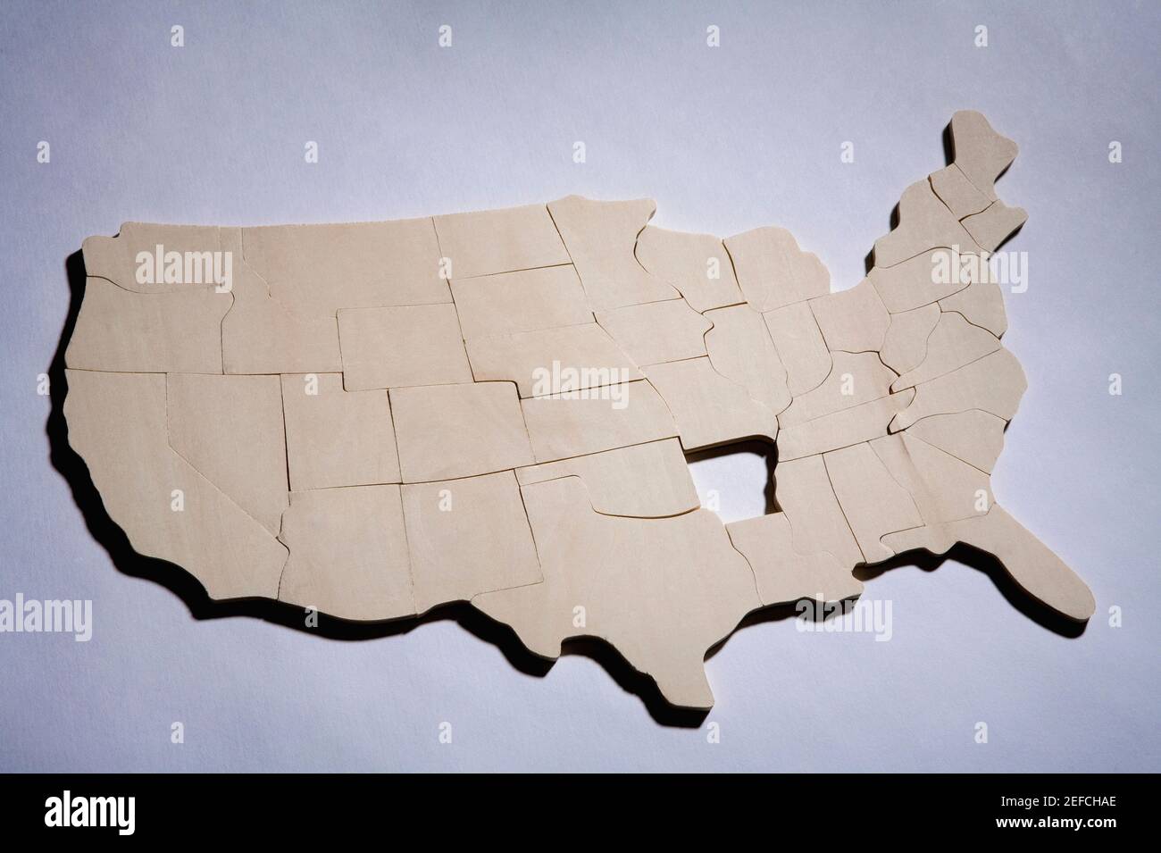 Gros plan d'un puzzle Banque D'Images