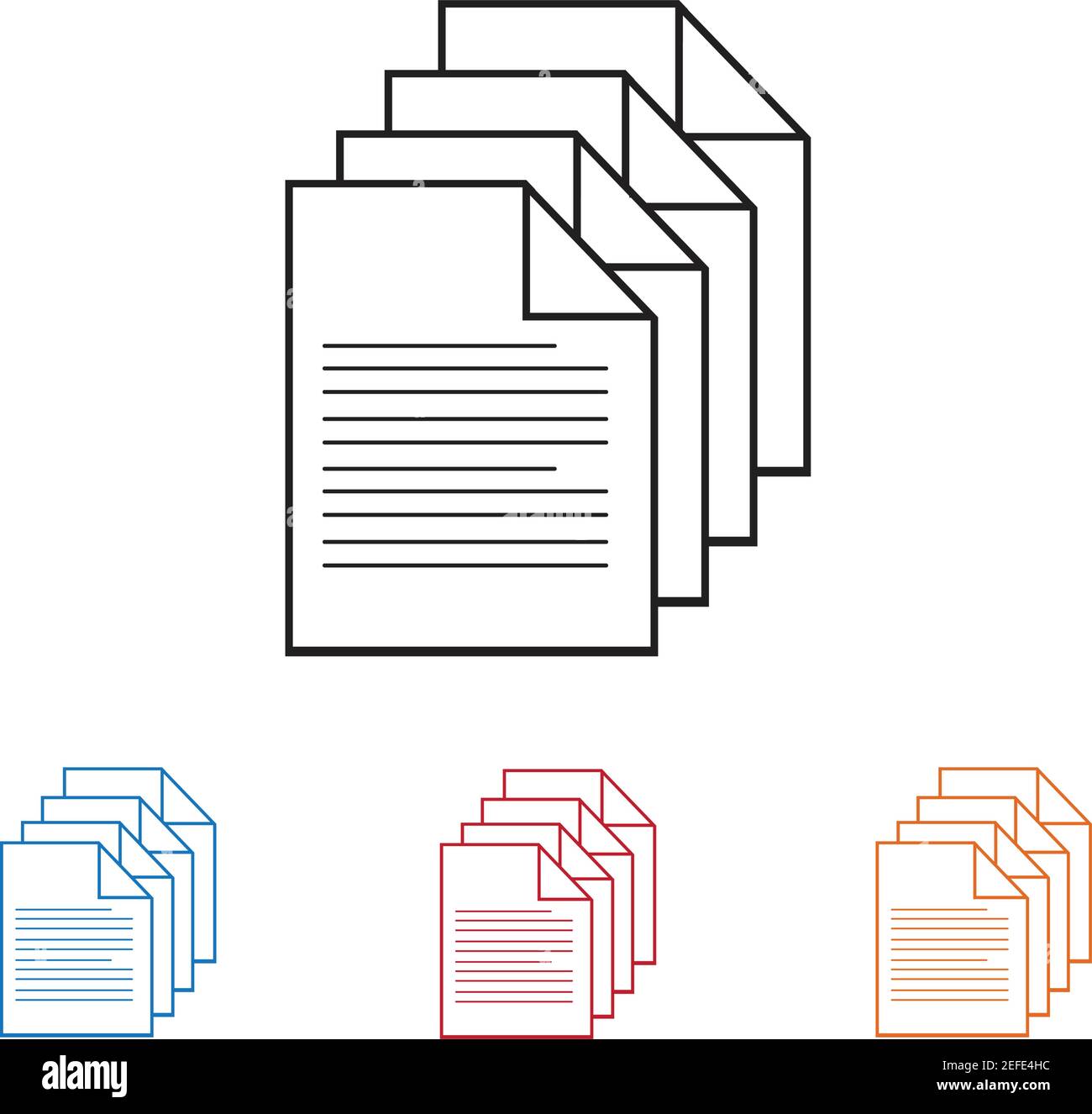 Documents illustration vectorielle à motif plat Illustration de Vecteur